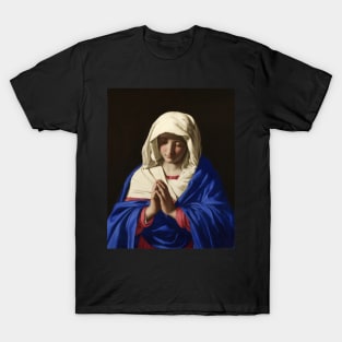 The Virgin in Prayer - Giovanni Battista Salvi da Sassoferrato T-Shirt